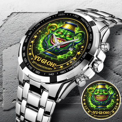 Anime Yugioh 25th Anniversary Coin Pot of Greed Custom Watch