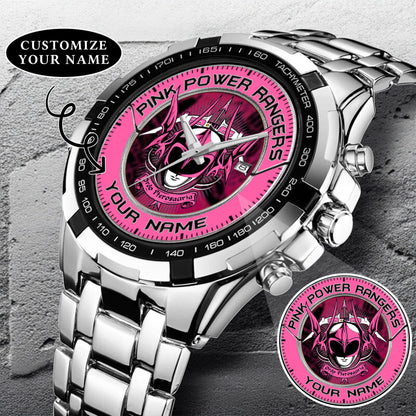 Mighty Morphin Power Rangers Pterodactyl Custom Name Watch