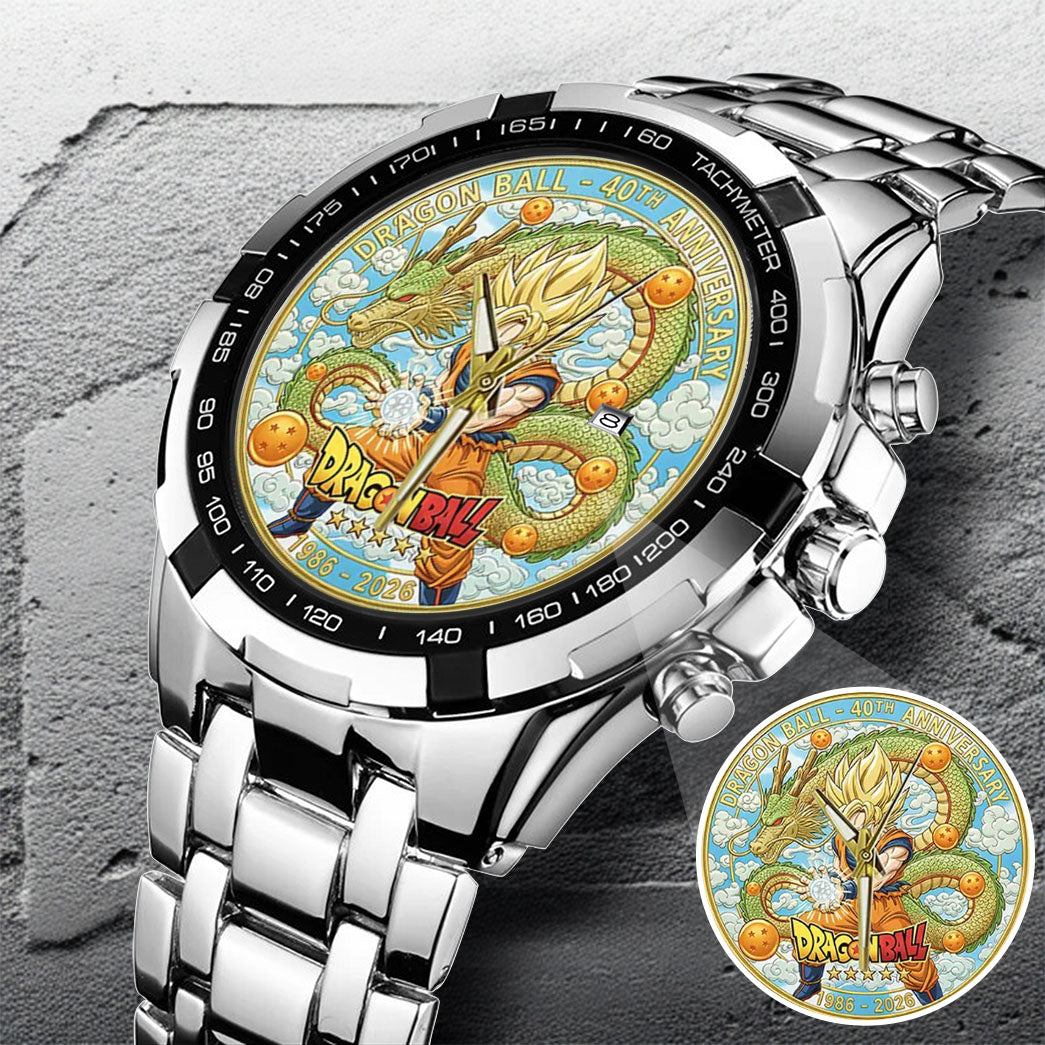 Dragon Ball 40th Anniversary Stainless Steel Watch