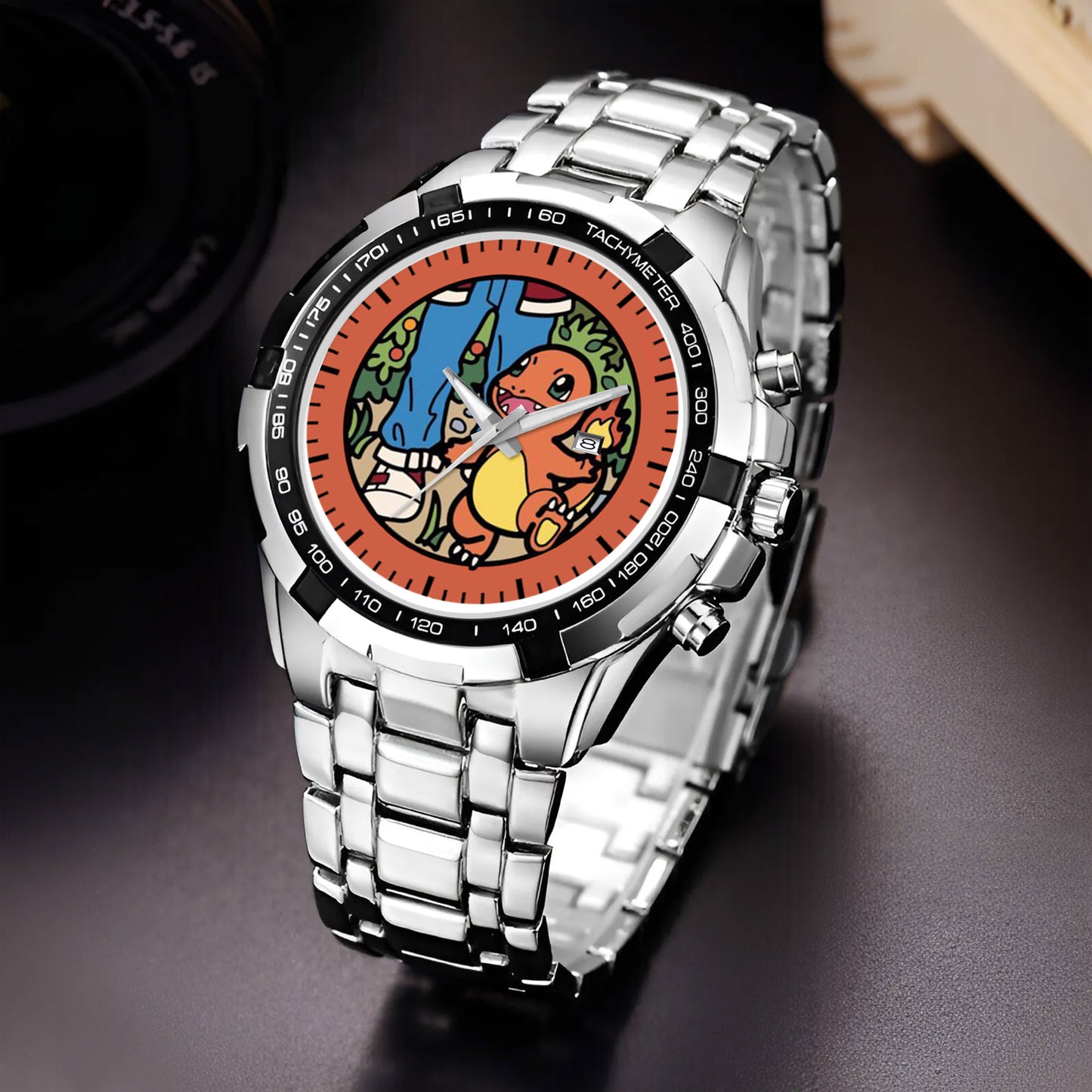 PKM Charmander Fire Edition Stainless Steel Watch