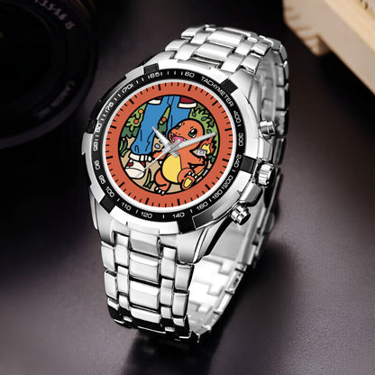 PKM Charmander Fire Edition Stainless Steel Watch