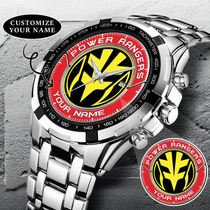 Mighty Morphin Power Rangers Tigerzord Custom Name Watch