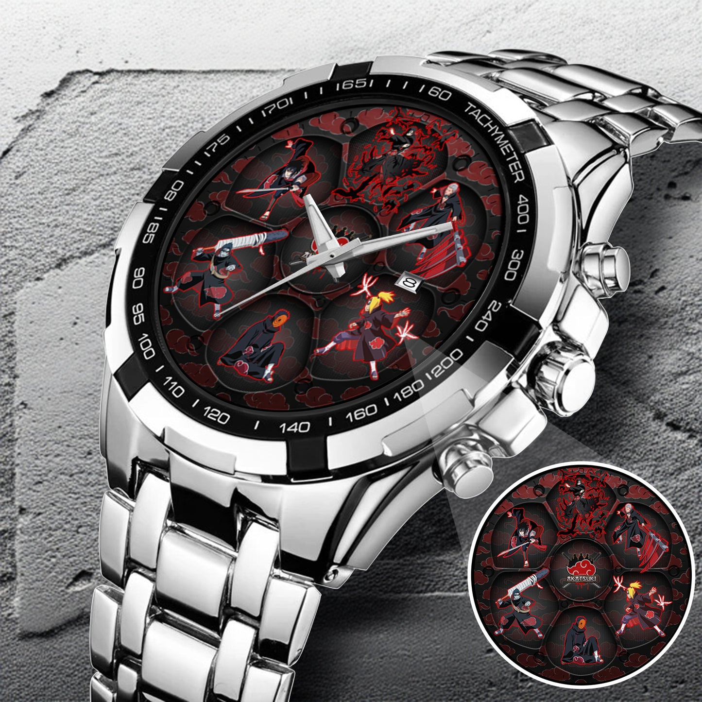 Anime Akatsuki Clan Art Custom Watch