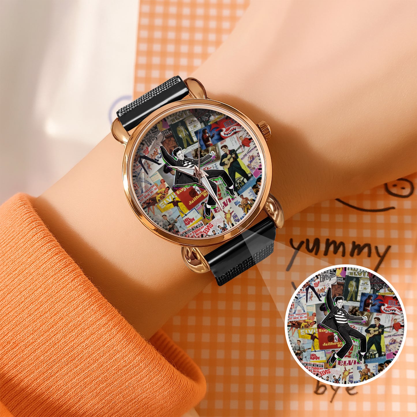 EP Inspired Watch – Vintage Rock & Roll Timepiece for Fans