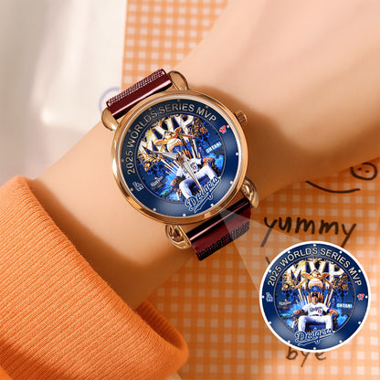 LA Dodgers 2025 Worlds Series Shohei The Goat Champion Watch