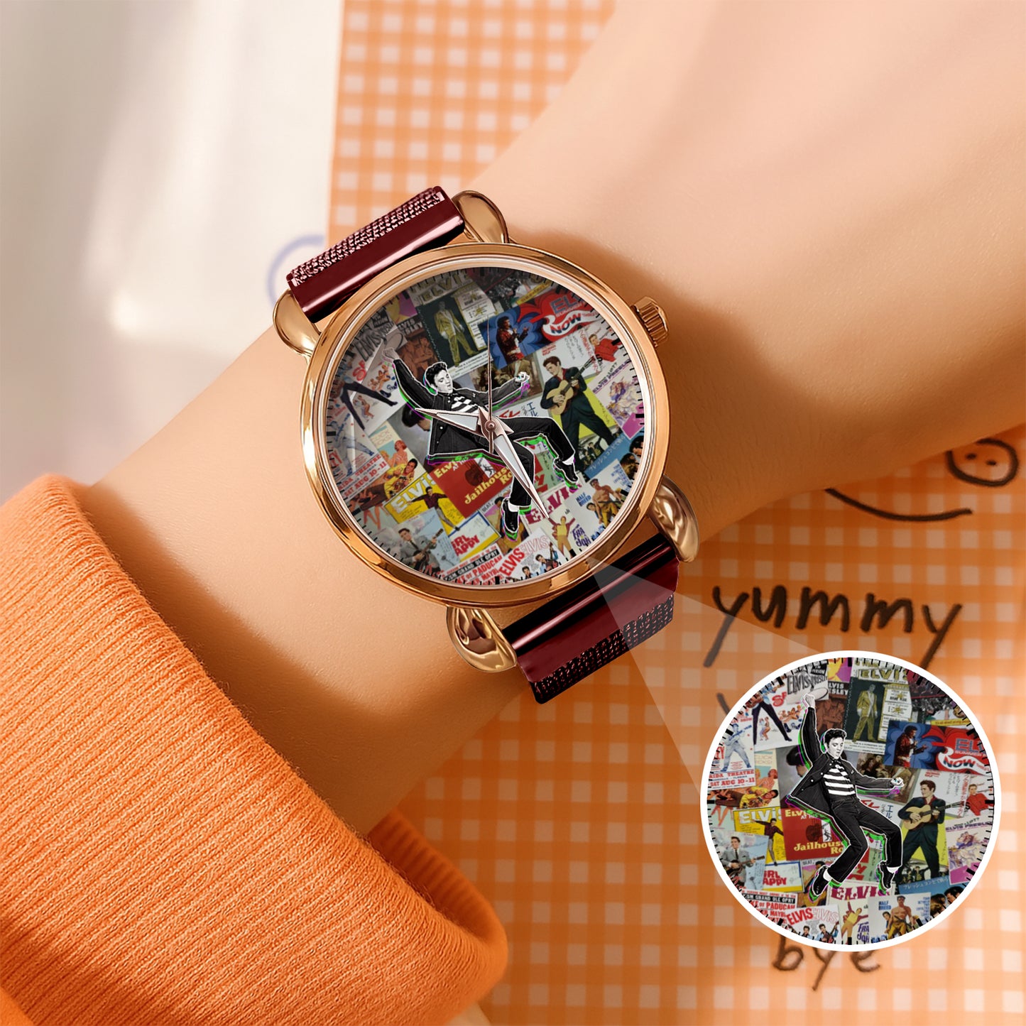 EP Inspired Watch – Vintage Rock & Roll Timepiece for Fans