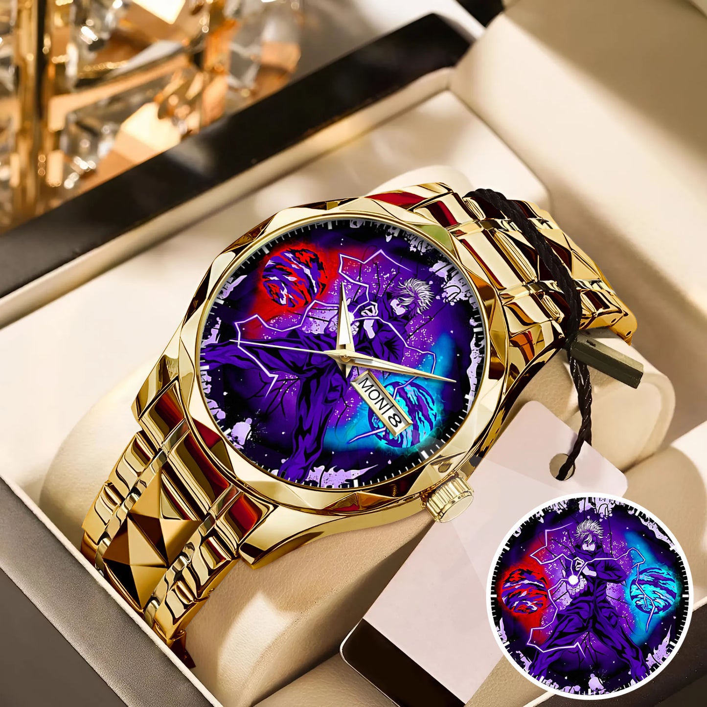 Anime JJK Gojo Satoru Art Custom Watch