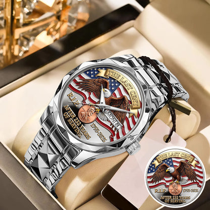 The Last Cent America Eagle Flag Lincoln Custom Watch