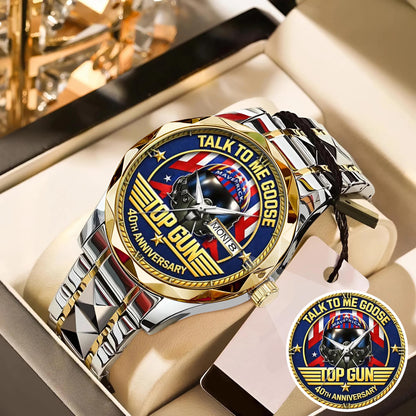 Top Gun 40th Anniversary Stainless Steel Watch