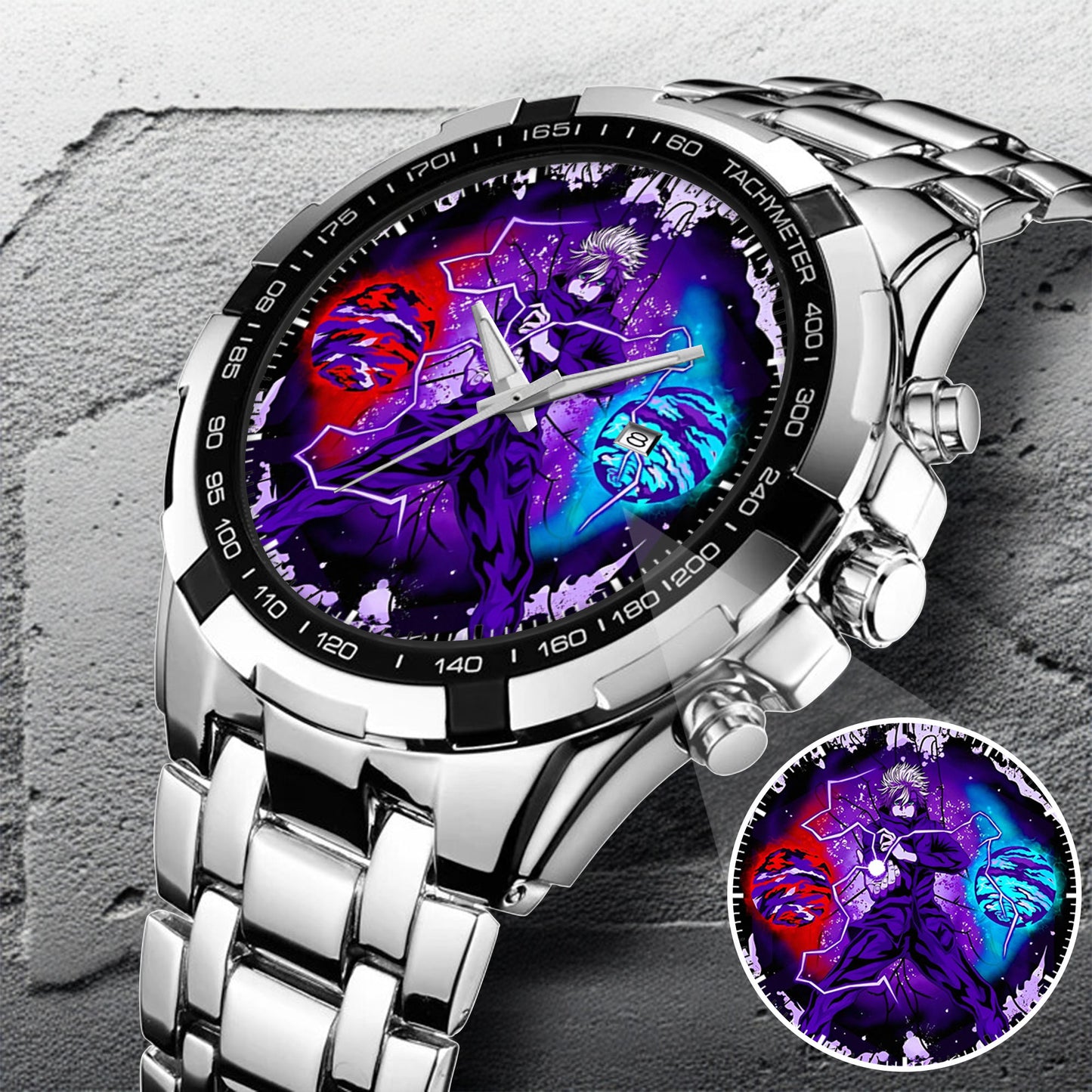 Anime JJK Gojo Satoru Art Custom Watch
