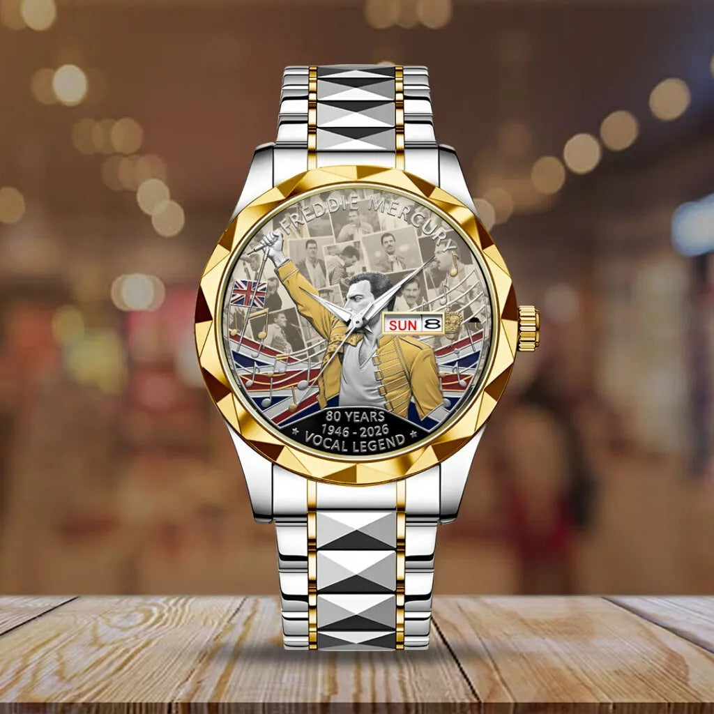Freddie Mercury Stainless Steel Watch