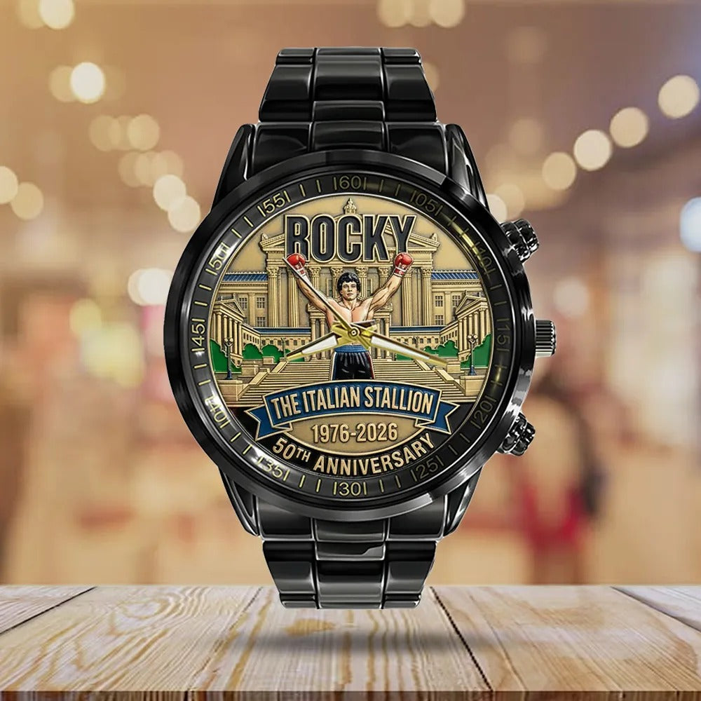 Rocky Balboa Never Stay Down 50th Anniversary Boxing Watch