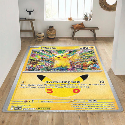 PKM Pikachu Custom Sponge Floor Mat