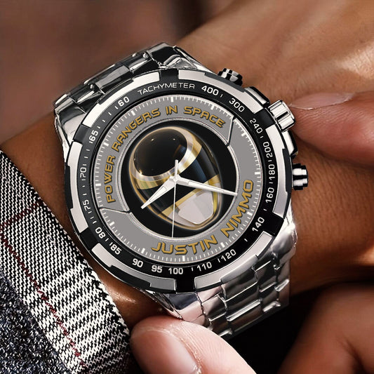 Power Ranger Justin Nimmo Stainless Steel Watch