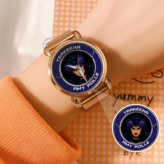 Power Rangers Zeo Trakeena Amy Rolle Stainless Steel Watch
