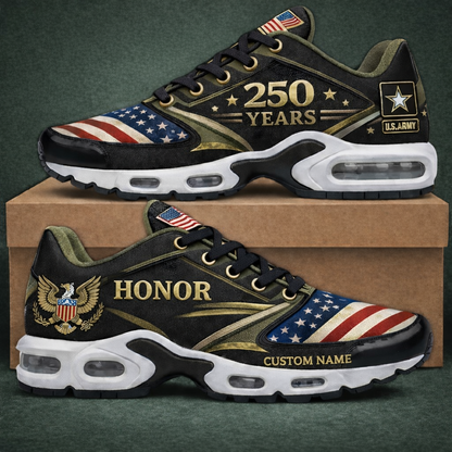 Custom U.S. Army 250th Anniversary USA Printed Sneakers