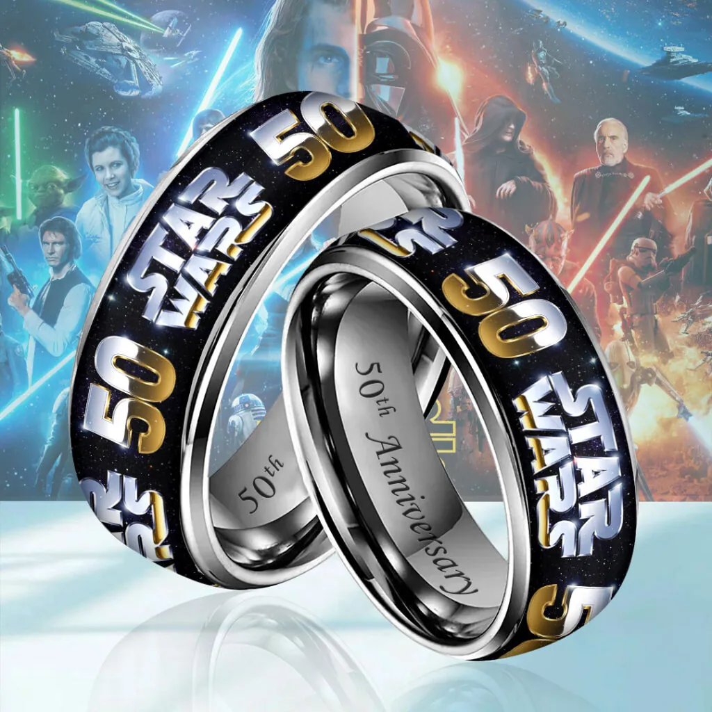 Star Wars 50 Years Anniversary 2027 Custom Alloy Ring