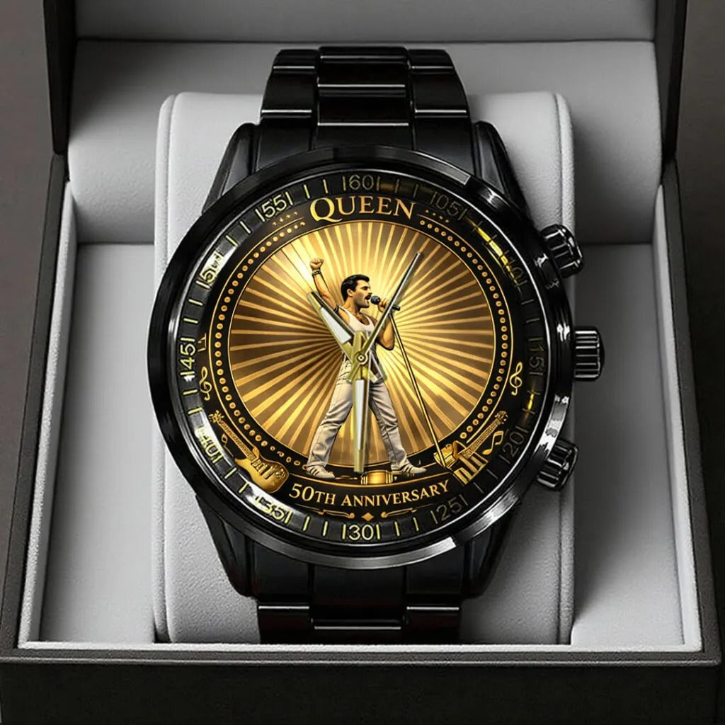 Freddie Mercury 50th Anniversary Stainless Steel Watch