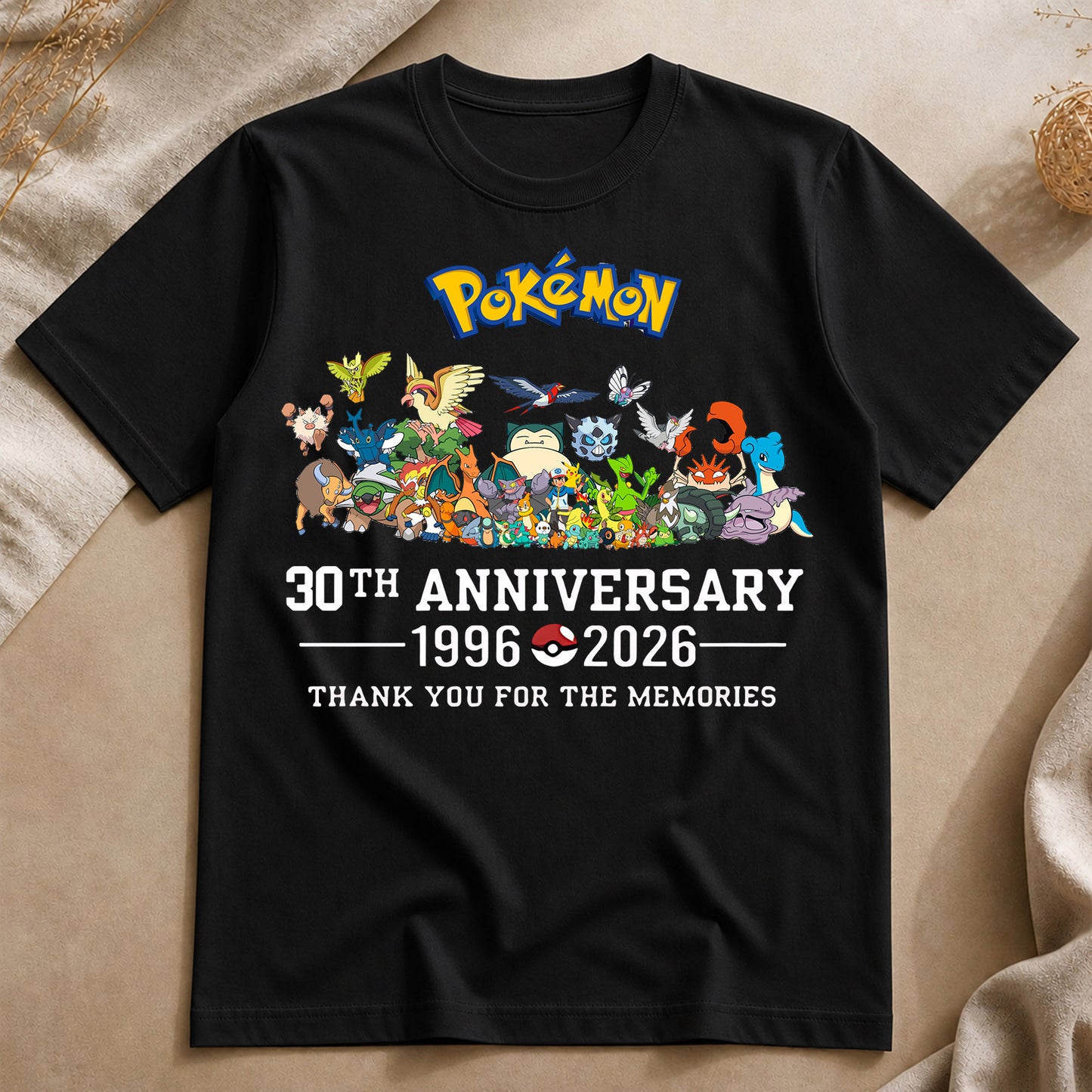 PKM 30th Anniversary Printed Graphic Sweatshirt T-Shirt