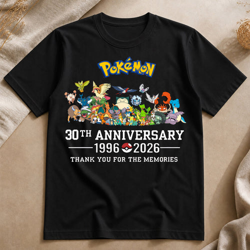 PKM 30th Anniversary Printed Graphic Sweatshirt T-Shirt
