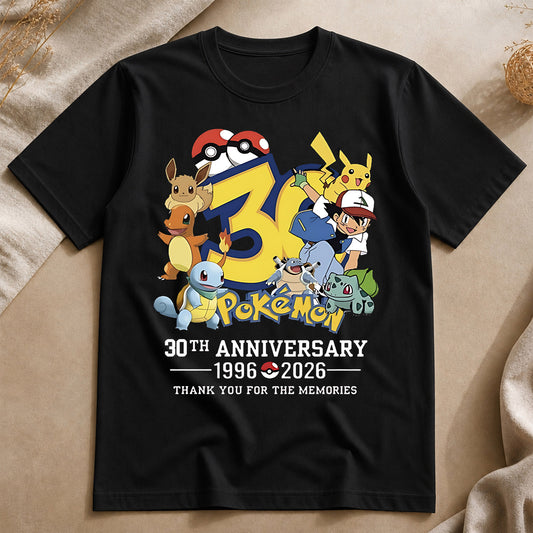 PKM 30th Anniversary Printed Graphic Sweatshirt T-Shirt