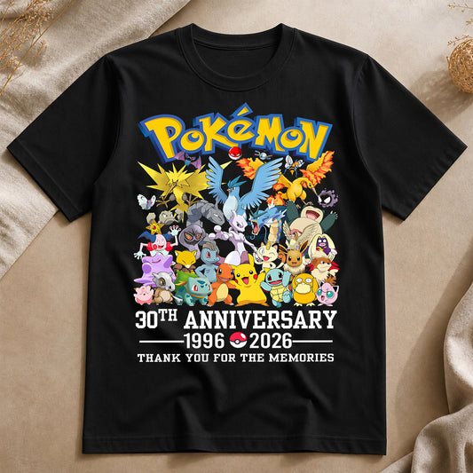 PKM 30th Anniversary Printed Graphic Sweatshirt T-Shirt