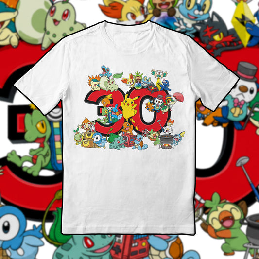 PKM 30th Anniversary Printed Graphic Sweatshirt T-Shirt