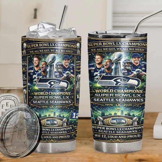 2026 Seahawkss Super Bowl World Champions Shirt Tumbler