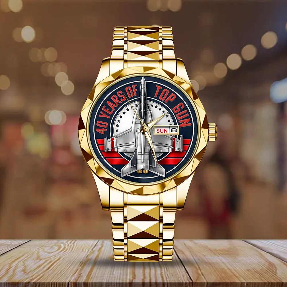Top Gun 40th Anniversary Stainless Steel Watch