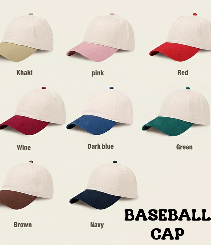 Embroidered Mom Dad Vintage Style Baseball Cap, Dyed Cap, Mother's Day Father's Day