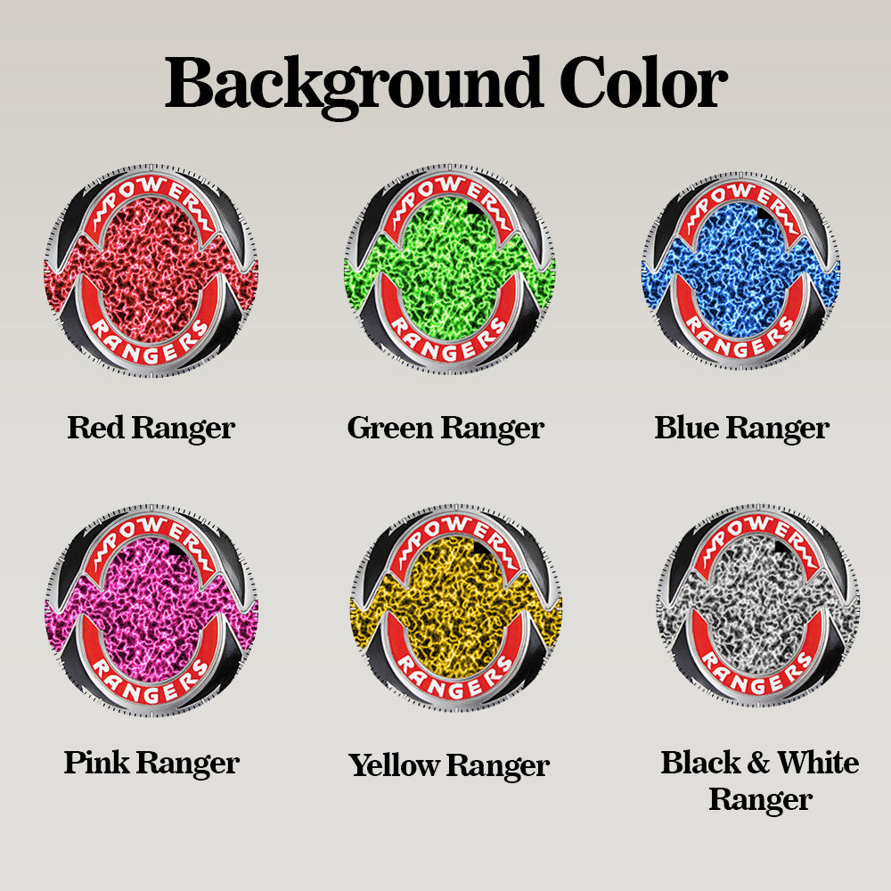 Mighty Morphin Power Rangers Custom Photo Watch