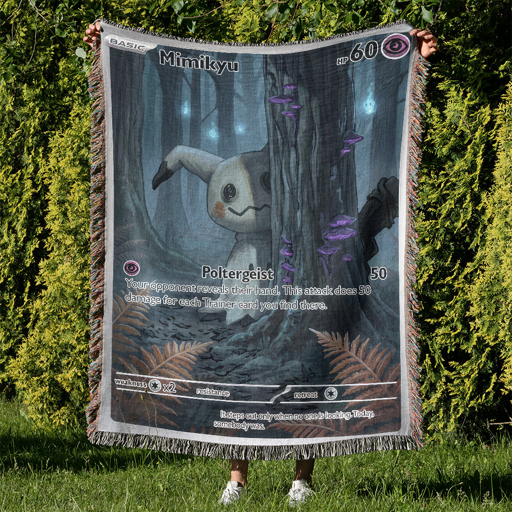 PKM Dark Mimikyu Custom Woven Blanket