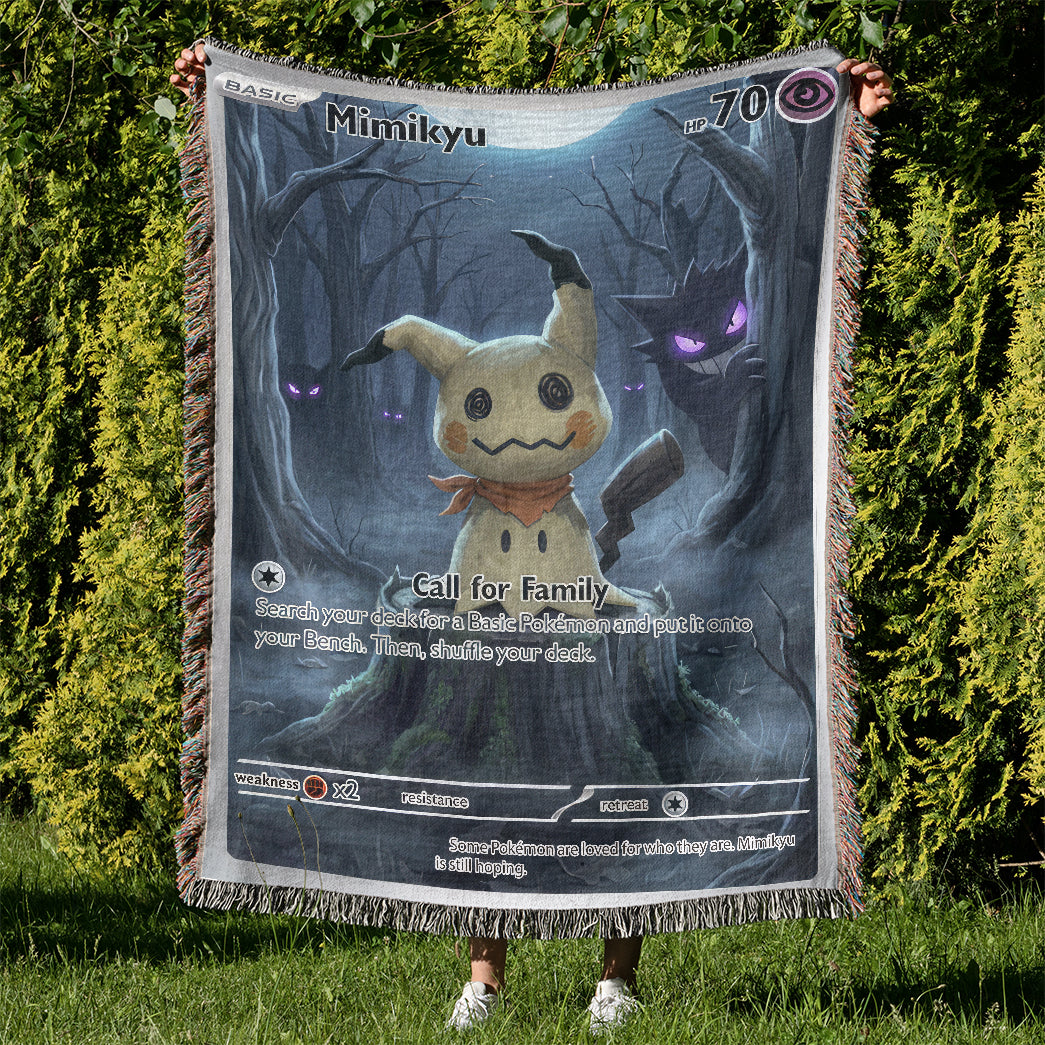 PKM Dark Mimikyu Custom Woven Blanket