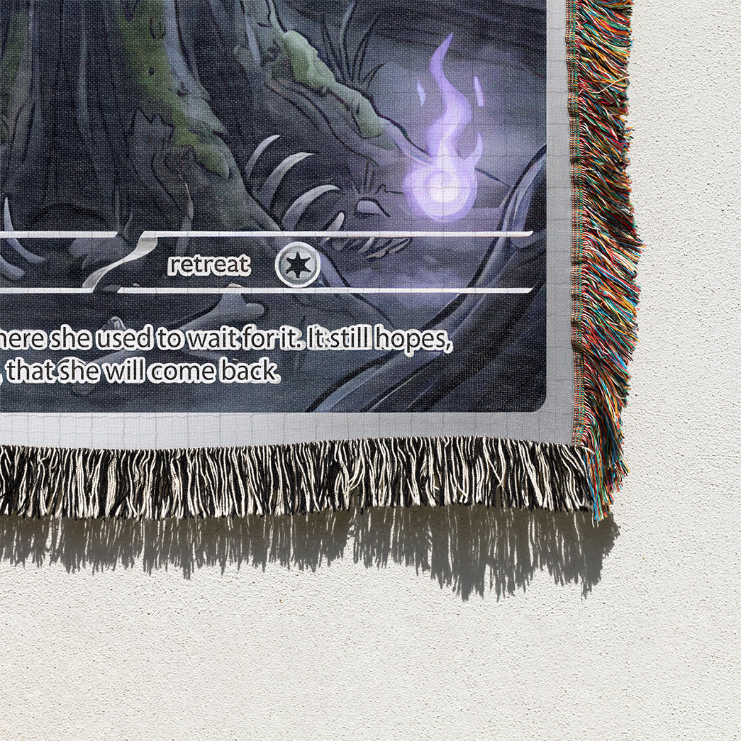 PKM Dark Cubone Custom Woven Blanket