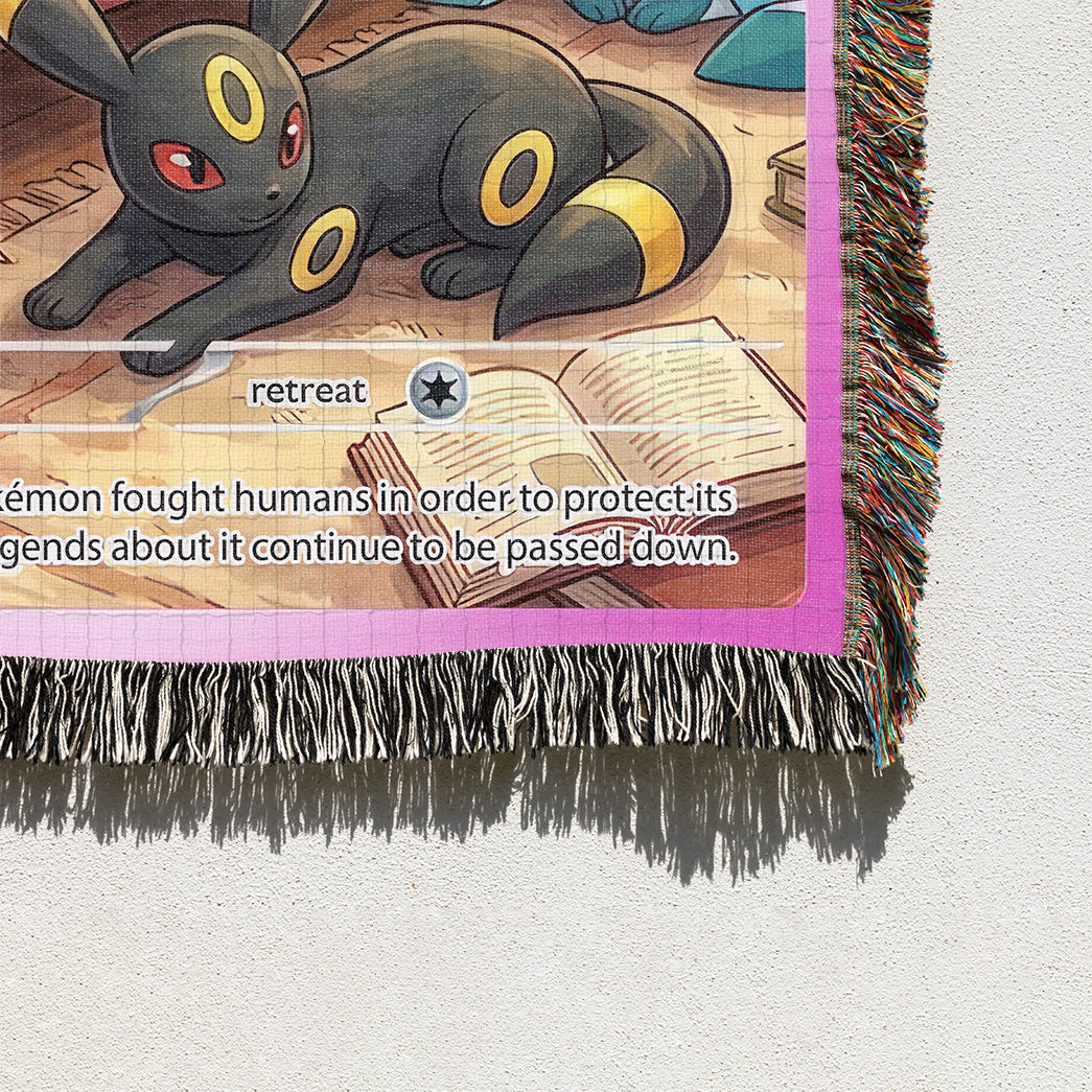 PKM Eevee Evolution Custom Woven Blanket