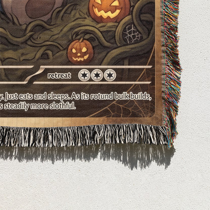 PKM Snorlax And Pikachu Halloween Custom Woven Blanket