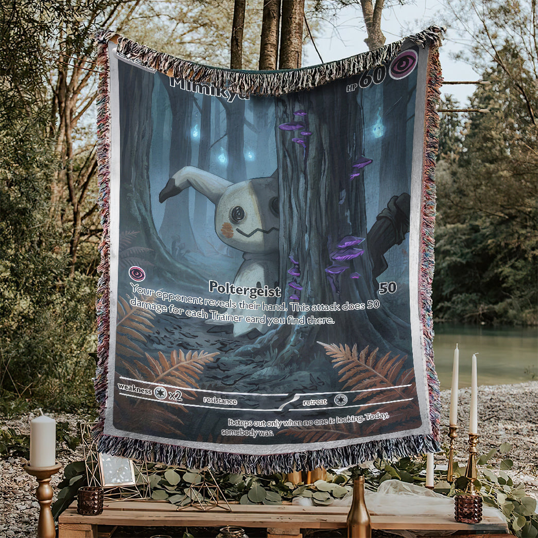 PKM Dark Mimikyu Custom Woven Blanket