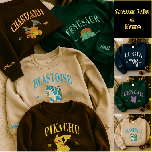 Personalized Custom Poke Photo Hoodie Sweatshirt T-Shirt