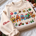 PKM Embroidered Christmas Sweatshirt