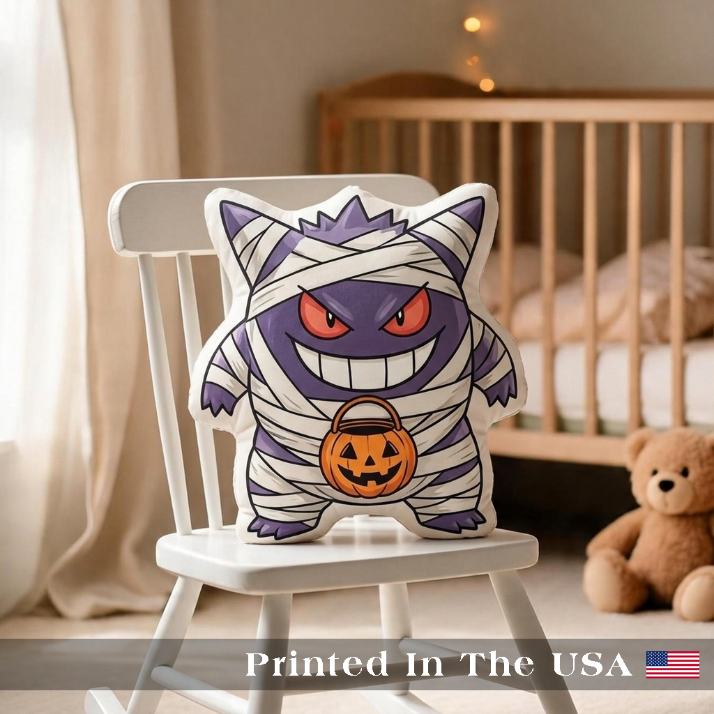 PKM Halloween Trick-or-Treat Plush Pillow