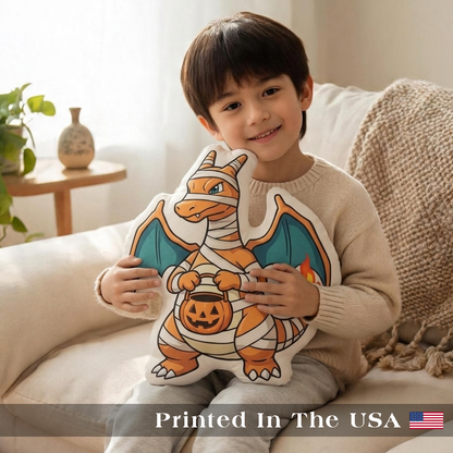 PKM Halloween Trick-or-Treat Plush Pillow