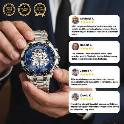 Personalized LA Dodgers 2025 Worlds Series Champion Watch