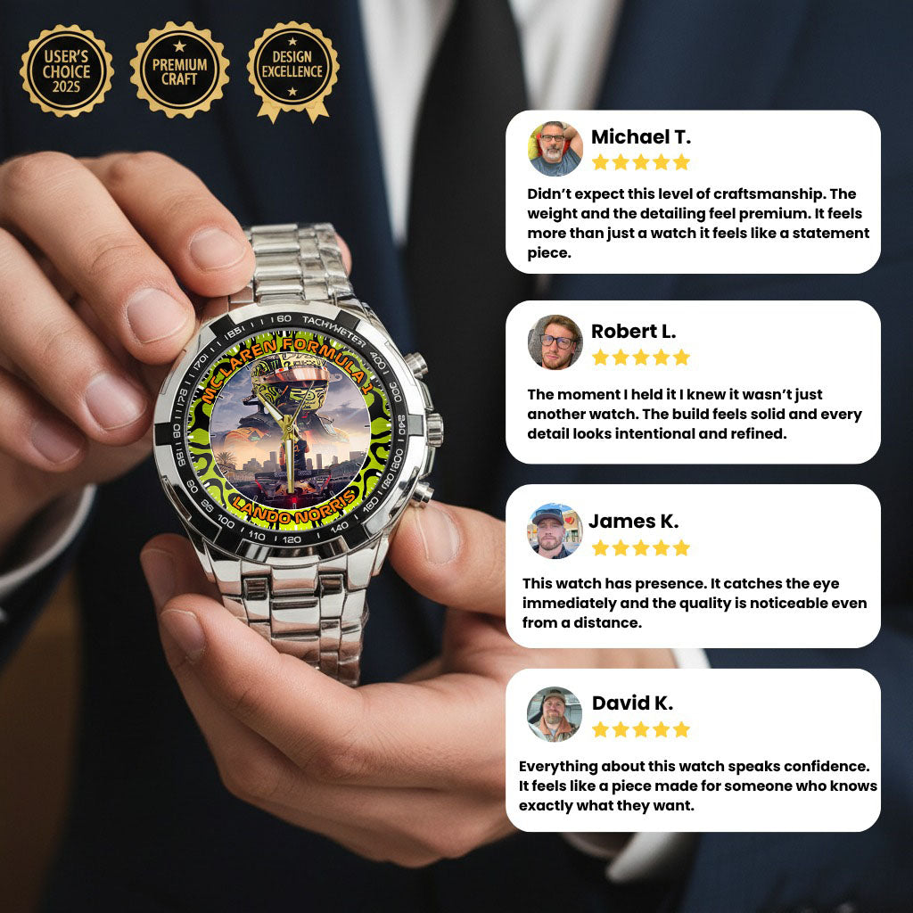 F1 Lando Norris McLaren Personalized Watch