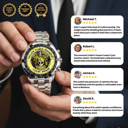 Mighty Morphin Power Rangers SaberTooth Custom Name Watch