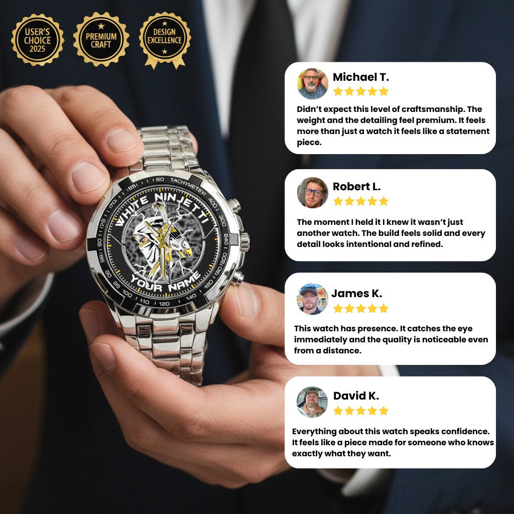 Power Rangers White Ninjetti Personalized Watch