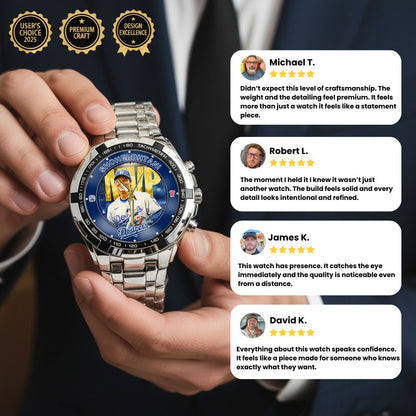 Baseball Shohei Ohtani 2025 MVP, Back to Back AL MVP, LA Dodgers Baseball Personalized Watch