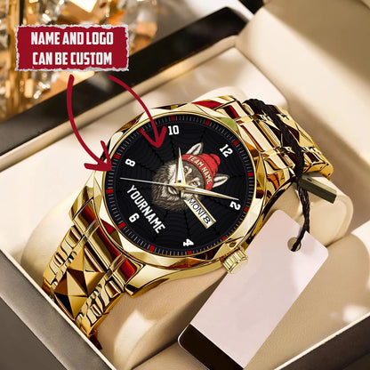 Mascot Personalized Team Name & Name Quartz Watch