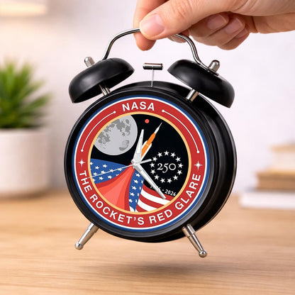 NASA 250th Anniversary Commemorative Alarm Clock – Rocket’s Red Glare Limited Edition