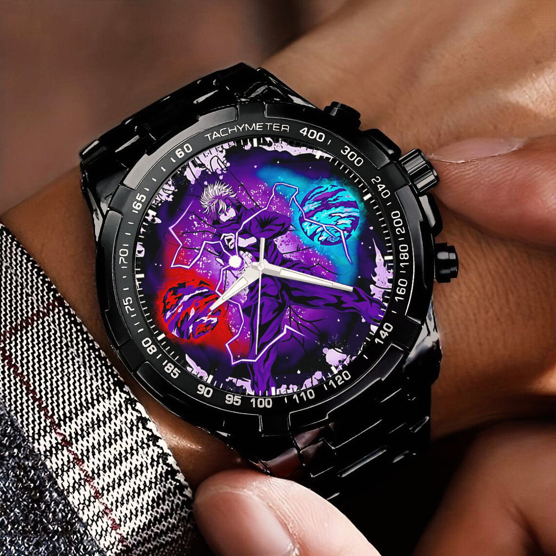 Anime JJK Gojo Satoru Art Custom Watch