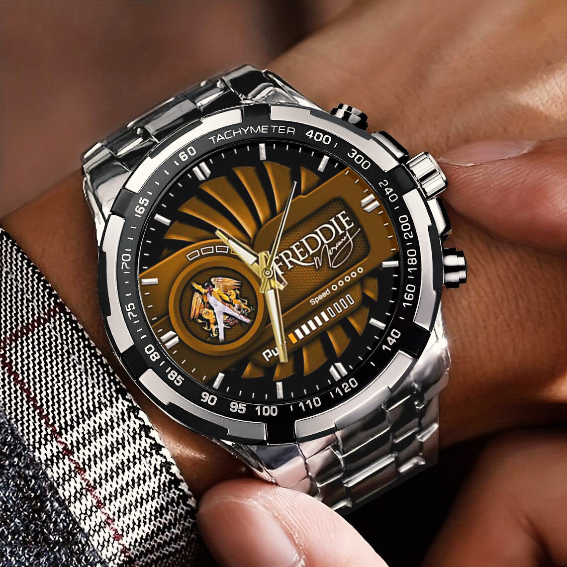 Feddie Mercury Stainless Steel Watch